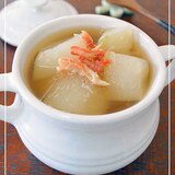 電子レンジ＆蟹缶詰で簡単！冬瓜とろとろスープ